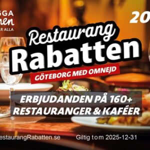 Resturangrabatten 2025