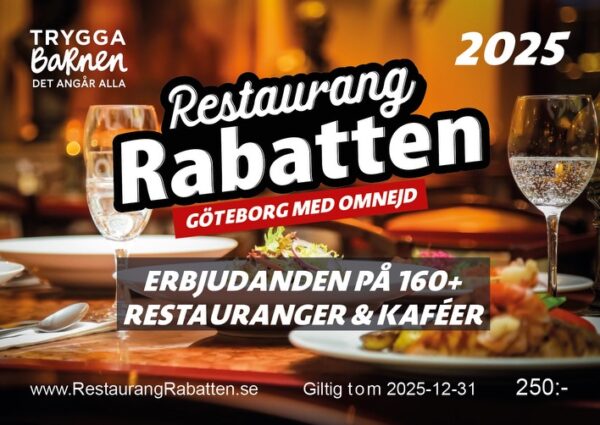 Resturangrabatten 2025